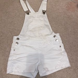White Justice overalls